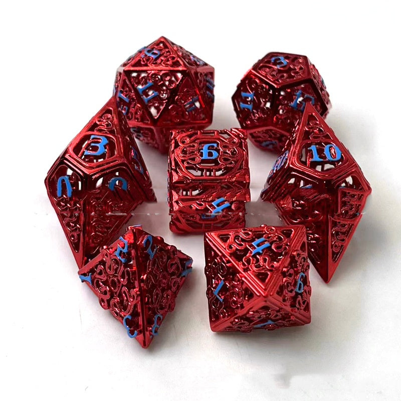Metal Polyhedron Hollow Dice