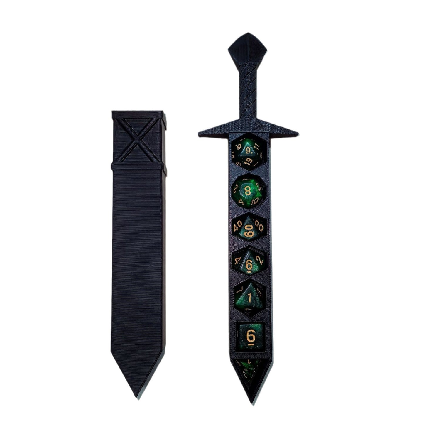 Sword-shaped Dice Storage Fantastic