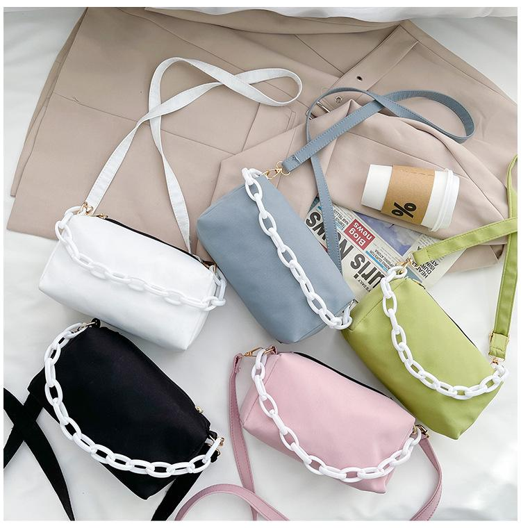 Chain Messenger Bag Cashew Flower Shoulder Pouch