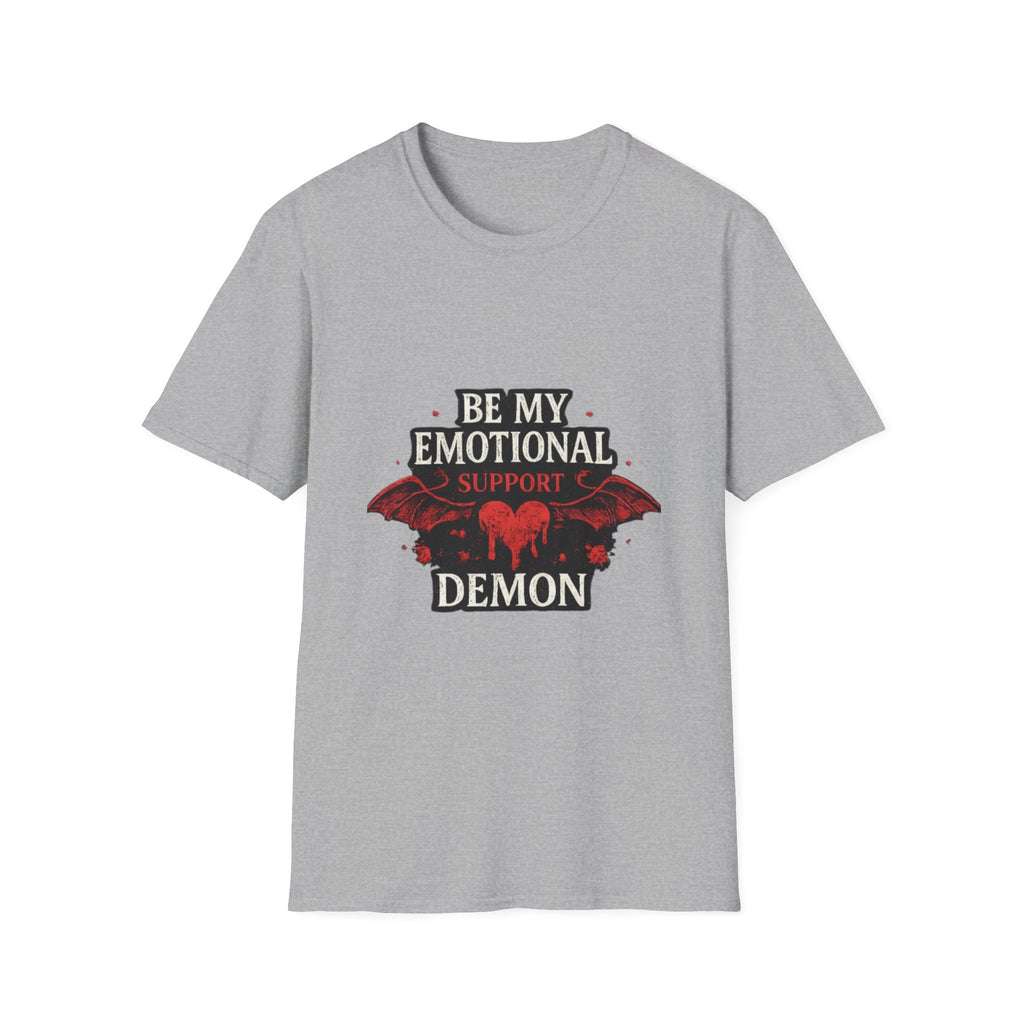 Be My Emotional Support Demon T-Shirt — Goth Valentine Heart Tee