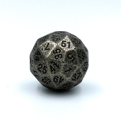 Solid ball metal polyhedron d30d60d100 hundred face dice