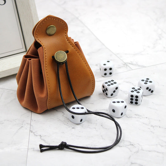 PU Dice  Game Accessories Pull Bag
