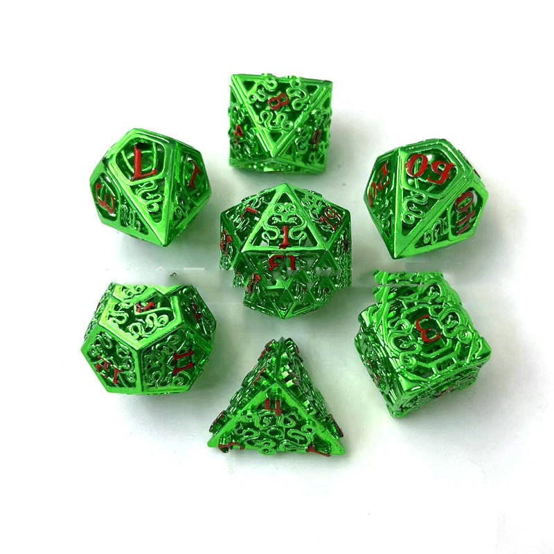 Metal Polyhedron Hollow Dice