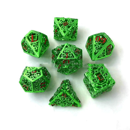 Metal Polyhedron Hollow Dice