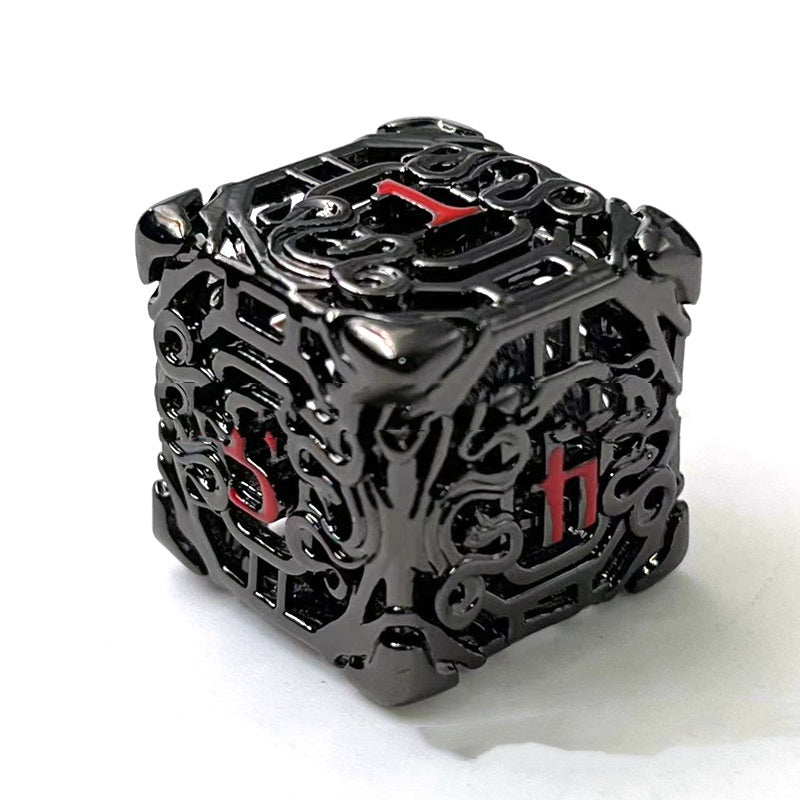 Metal Polyhedron Hollow Dice