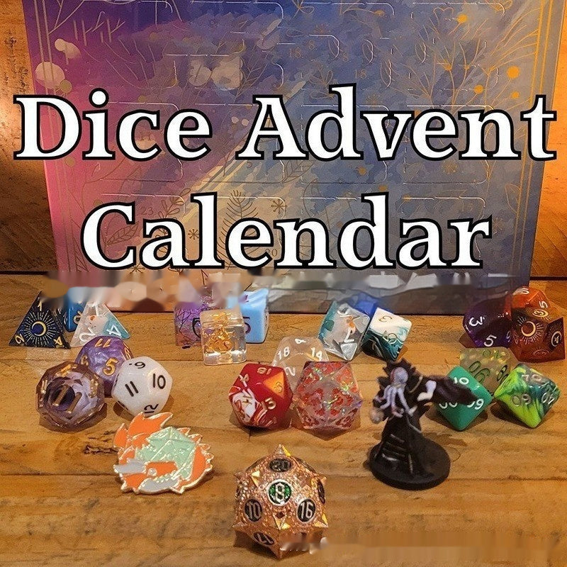 Dungeons & Dragons Dice Christmas 24-Day Countdown Calendar Blind Box