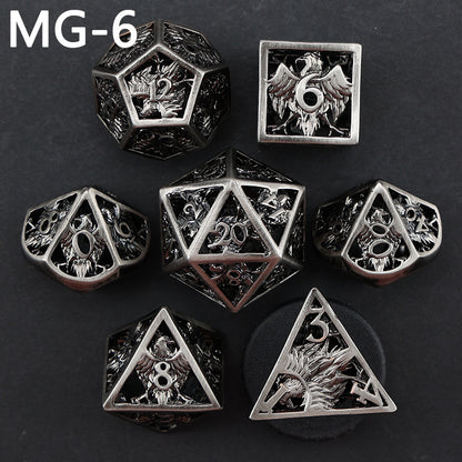 New DND Metal Dice Hollow Polyhedron