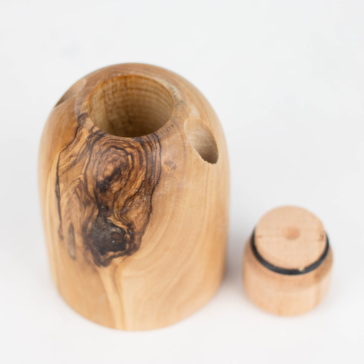 VOW | Olive wood tabletop Dugout/One hitter stash Box/Smoker's Gift