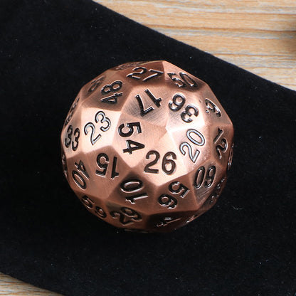 Solid ball metal polyhedron d30d60d100 hundred face dice