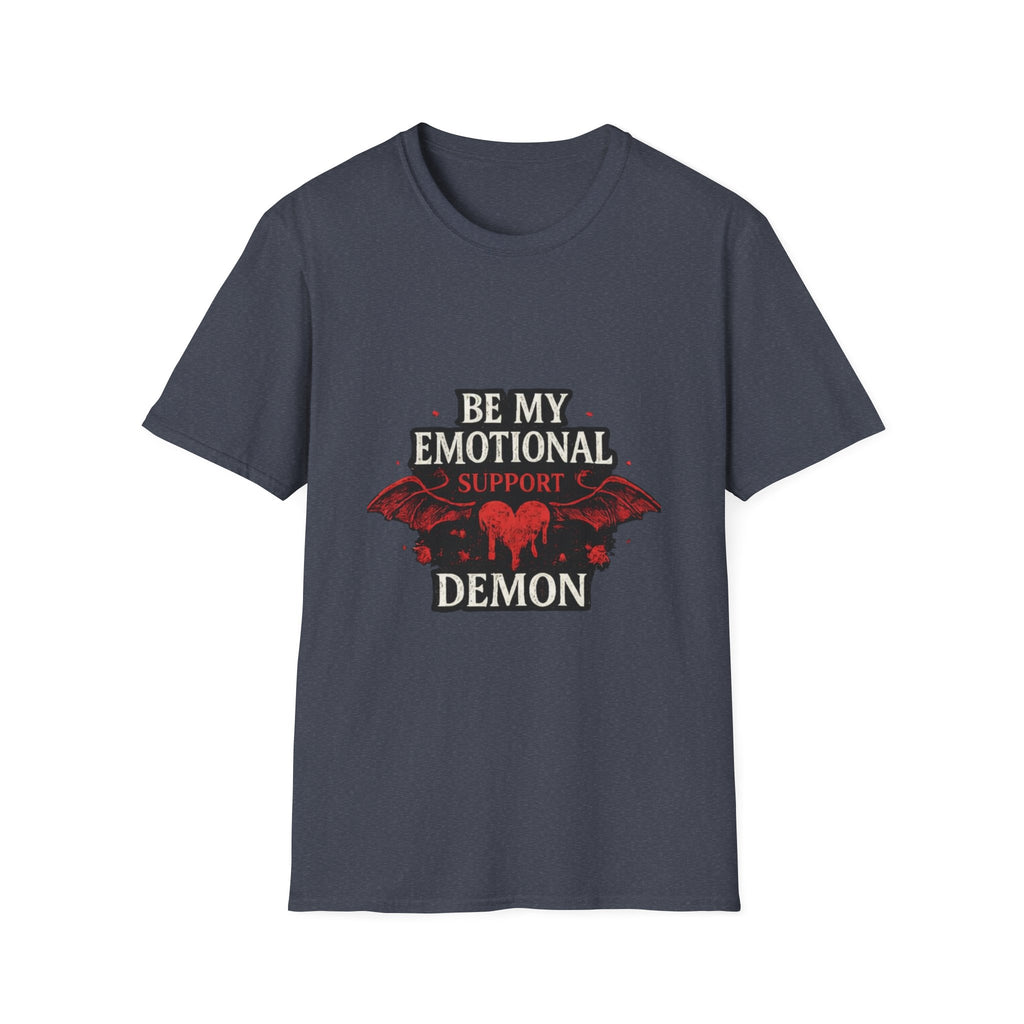 Be My Emotional Support Demon T-Shirt — Goth Valentine Heart Tee