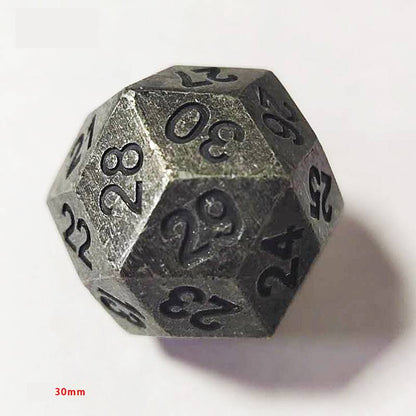Solid ball metal polyhedron d30d60d100 hundred face dice