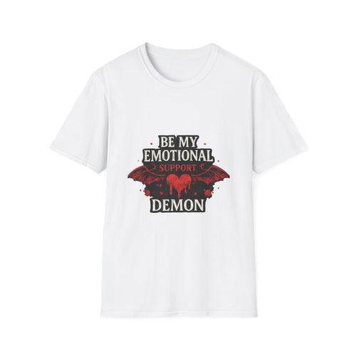 Be My Emotional Support Demon T-Shirt — Goth Valentine Heart Tee