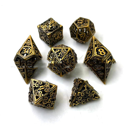 Metal Polyhedron Hollow Dice