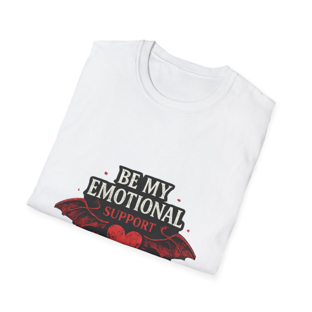 Be My Emotional Support Demon T-Shirt — Goth Valentine Heart Tee