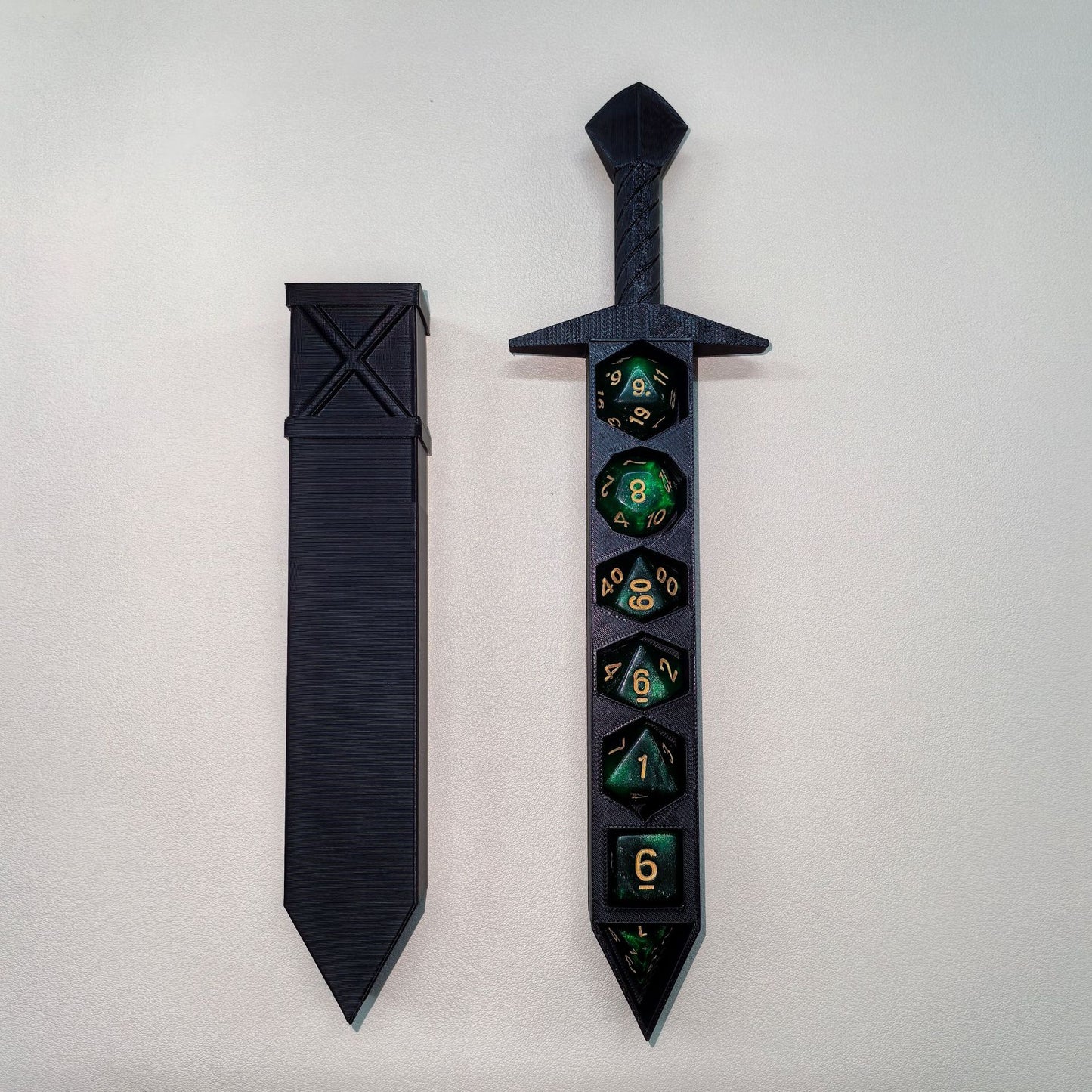 Sword-shaped Dice Storage Fantastic