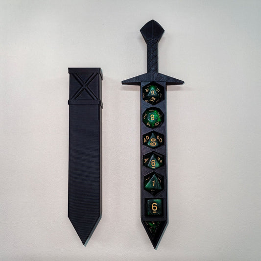 Sword-shaped Dice Storage Fantastic