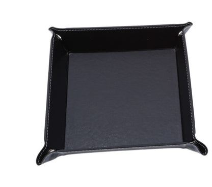 Multicolor Leather Four Corners Foldable Dice Plate