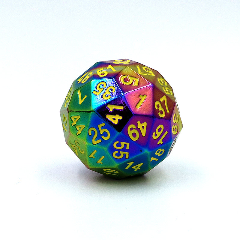Solid ball metal polyhedron d30d60d100 hundred face dice