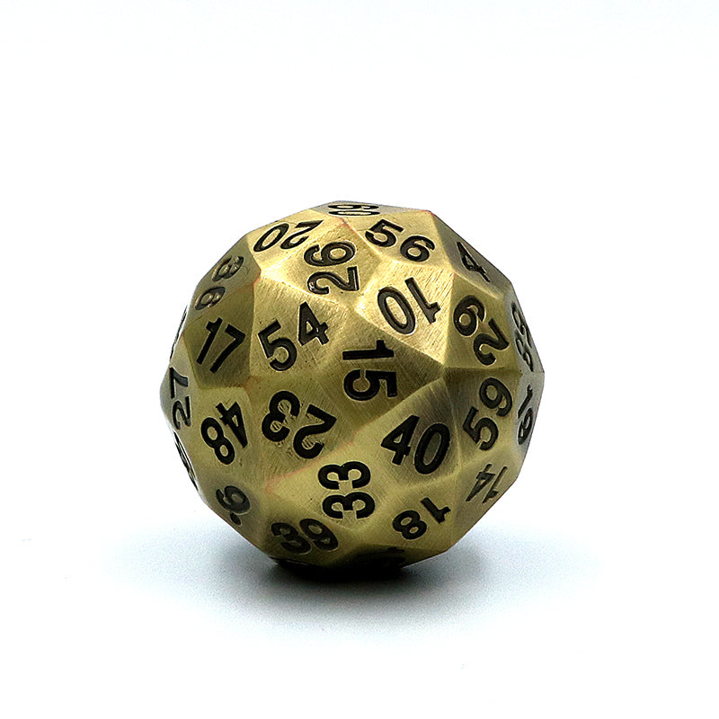 Solid ball metal polyhedron d30d60d100 hundred face dice