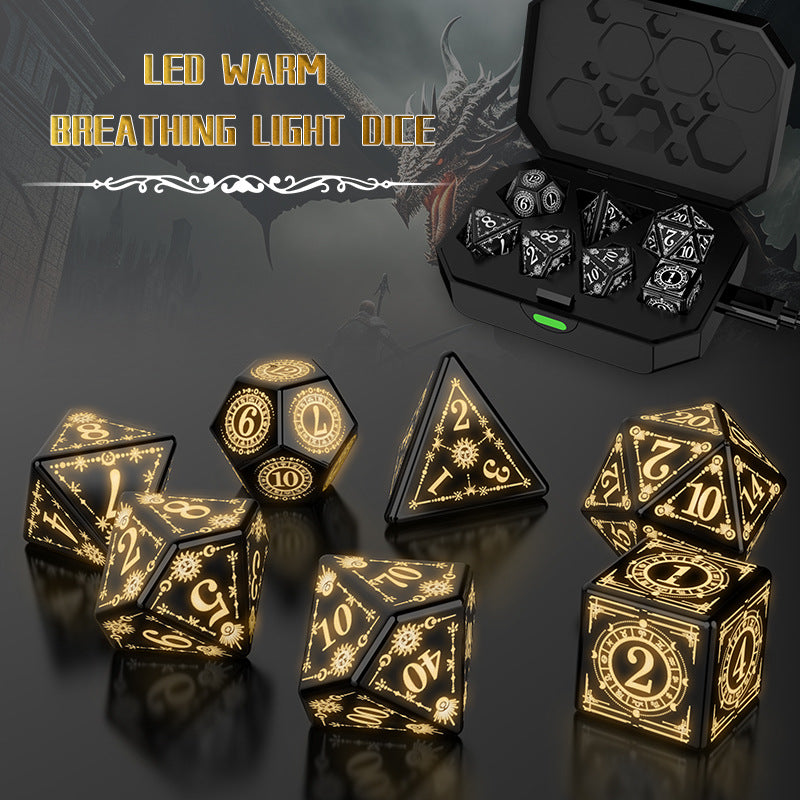 LED Luminous DND Dice Breathing Light