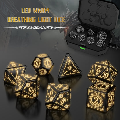 LED Luminous DND Dice Breathing Light