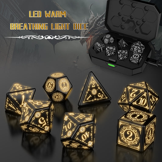 LED Luminous DND Dice Breathing Light