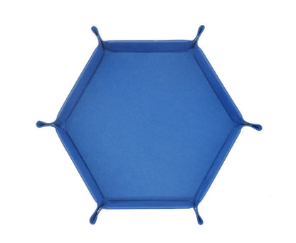 Hexagonal Velvet Cloth Dice Plate Can Be Folded
