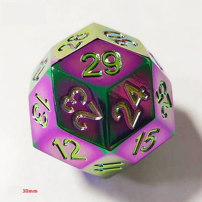 Solid ball metal polyhedron d30d60d100 hundred face dice
