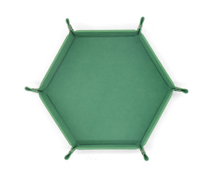 Hexagonal Velvet Cloth Dice Plate Can Be Folded
