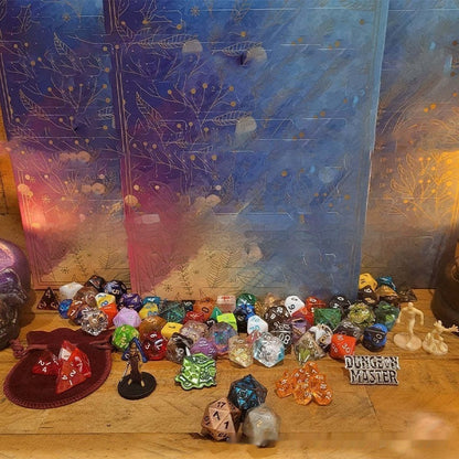 Dungeons & Dragons Dice Christmas 24-Day Countdown Calendar Blind Box