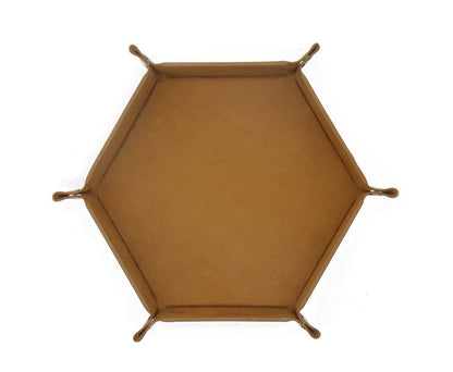 Hexagonal Velvet Cloth Dice Plate Can Be Folded