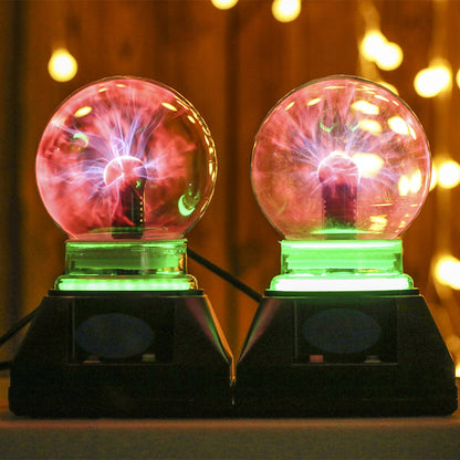 Creative Gift Retro Skull Hand Magic Ball Retro Tower Crafts Flash Static Induction Glass Ball