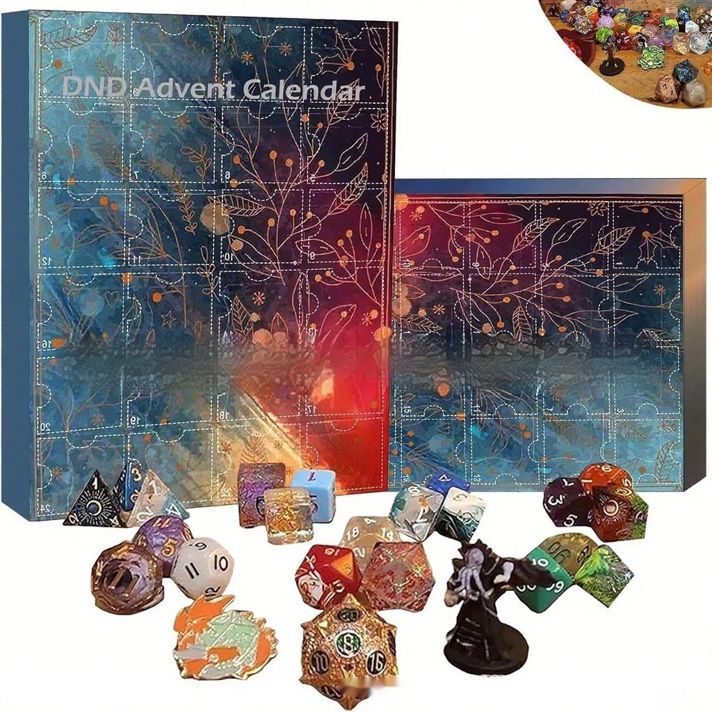 Dungeons & Dragons Dice Christmas 24-Day Countdown Calendar Blind Box