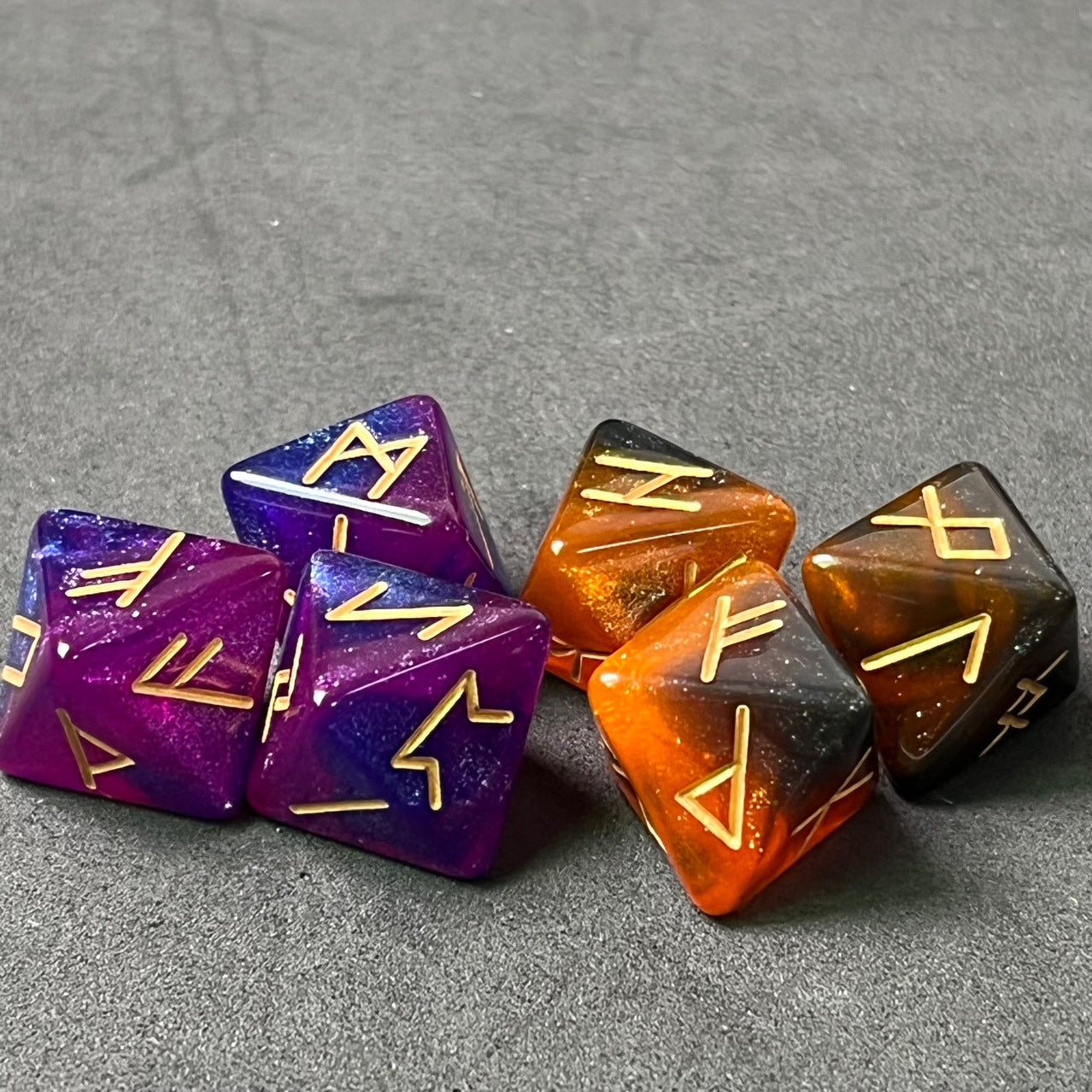 Eight-Sided Dream Starry Sky Rune Constellation Dice
